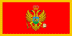 Nationalflagge Montenegros